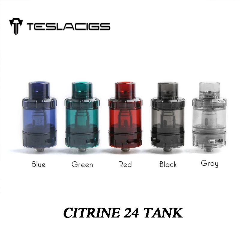 Оригинальный Tesla CITRINE 24 бак 4 мл емкость Vape сменный атомайзер сетчатая катушка с
