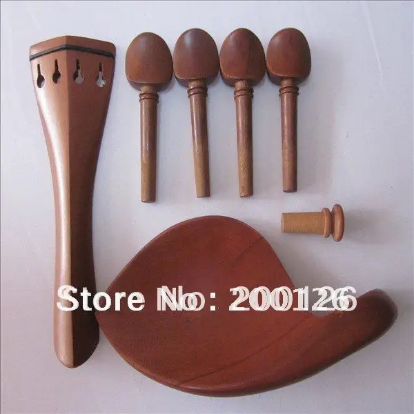 

Full Size Violin Parts Chin Rest,End Pin,Tail piece,4 Tegs