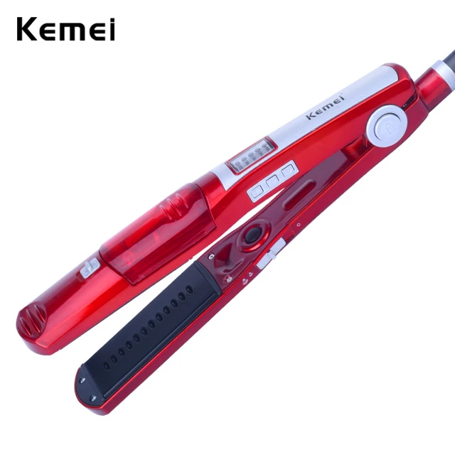 Kemei New Steam Comb Straightening Irons Automatic Straight Hair Brush
