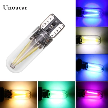 

10pcs/lot T10 W5W 194 Car Lights Glass Shell LED Filament Automobile Clearance Light Car Turn Side Bulb Car Styling 12V 24V
