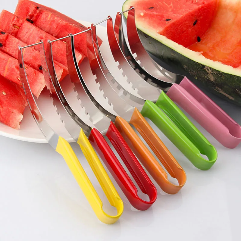 

Stainless Steel Watermelon Slicer Cutter Knife Corer Fruit Vegetable Tools slicer Kitchen Accessories