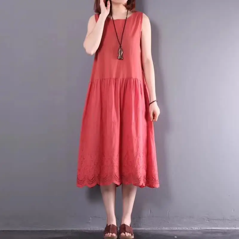 

Summer Maternity Dresses Korean Version Of Loose Pregnancy Dress Vestido Round Neck Casual Large Size Pregnant Dress Elegant