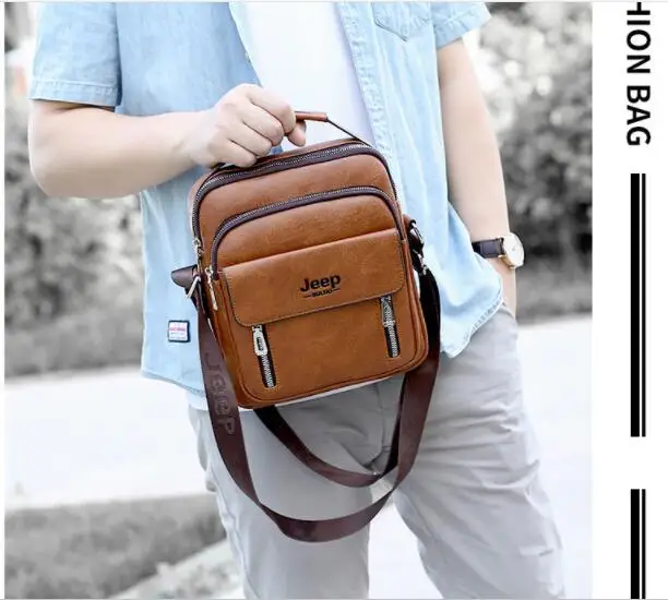 New Men's Bag Fashion Europe And America Business Men's Shoulder Bag Messenger Bag Computer Briefcase