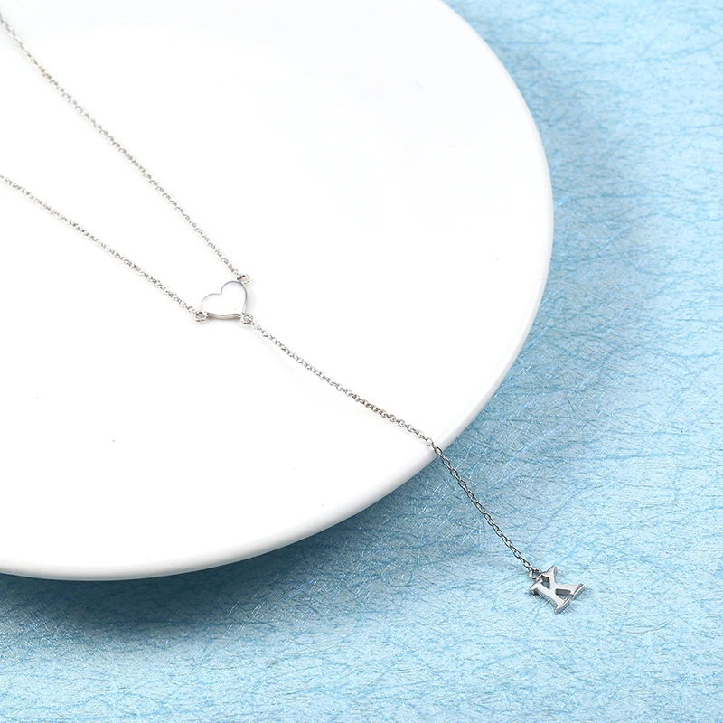 

Custom necklace chain long fashion Name Personalized necklaces women Authentic 925 sterling silver Jewelry