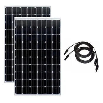 Panel Solar de 20v, 250w, 2 uds., Cargador de batería de 500w y 220v