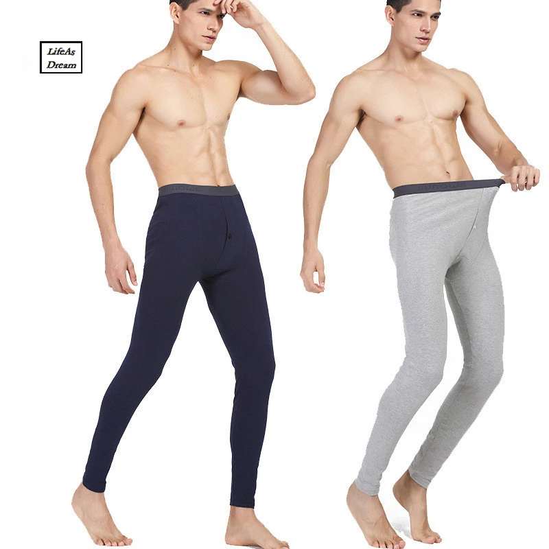 Hot Winter Men Long Johns Cotton Thermal Underwear Men Warm Long Johns Leggings Pants High Quality Hot Winter Men Long Johns Cotton Thermal Underwear Men Warm Long Johns Leggings Pants High Quality