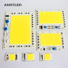 Светодиодный чип COB без необходимости в драйвере 200 Вт 150 Вт 100 Вт 50 Вт 30 Вт 20 Вт 220 В вход с высокими люменами чип для светодиодного прожектора