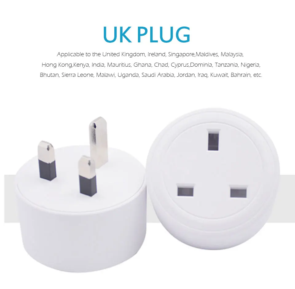 1 PC Smart WiFi Socket UK Plug Home Wireless Outlet Voice Intelligent Control APP  Remote Control Timer Alexa Echo Google HOME (8)