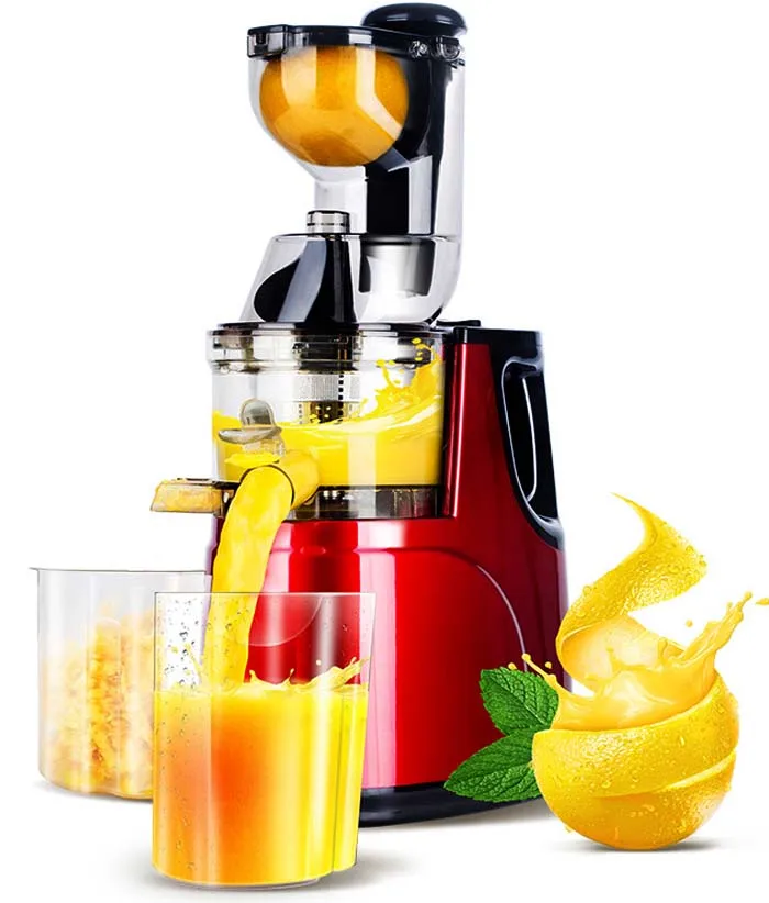 

Wide Big Mouth Feeder Whole Apple Slow Juicer Low Speed Fruit Vegetable Citrus Juice Extractor Squeezer