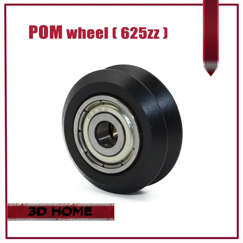 1pc CNC Openbuilds Plastic Wheel POM with Bearing 625ZZ W type double V