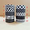 1 Pcs 15 mm*10m Tape Black White set Dot,Flower,Star Print Scrapbooking DIY Sticker Decorative Masking Japanese Washi Tape Paper ► Photo 1/5