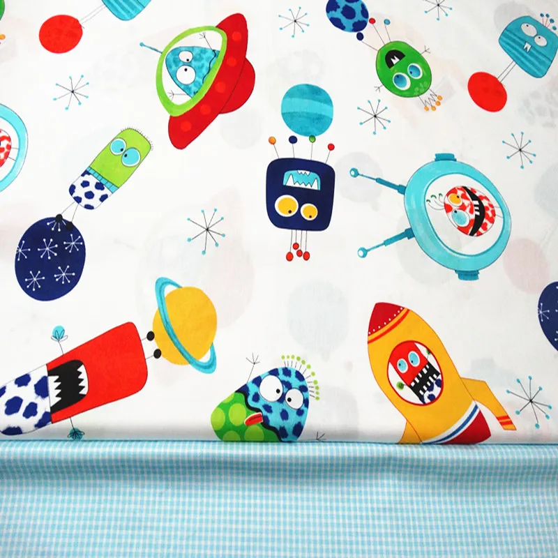 

Universe Print Cotton Fabric Diy Needlework Quilting Sewing Craft The Cloth Decoration Tissue Baby Home Textile Tela Patchwork