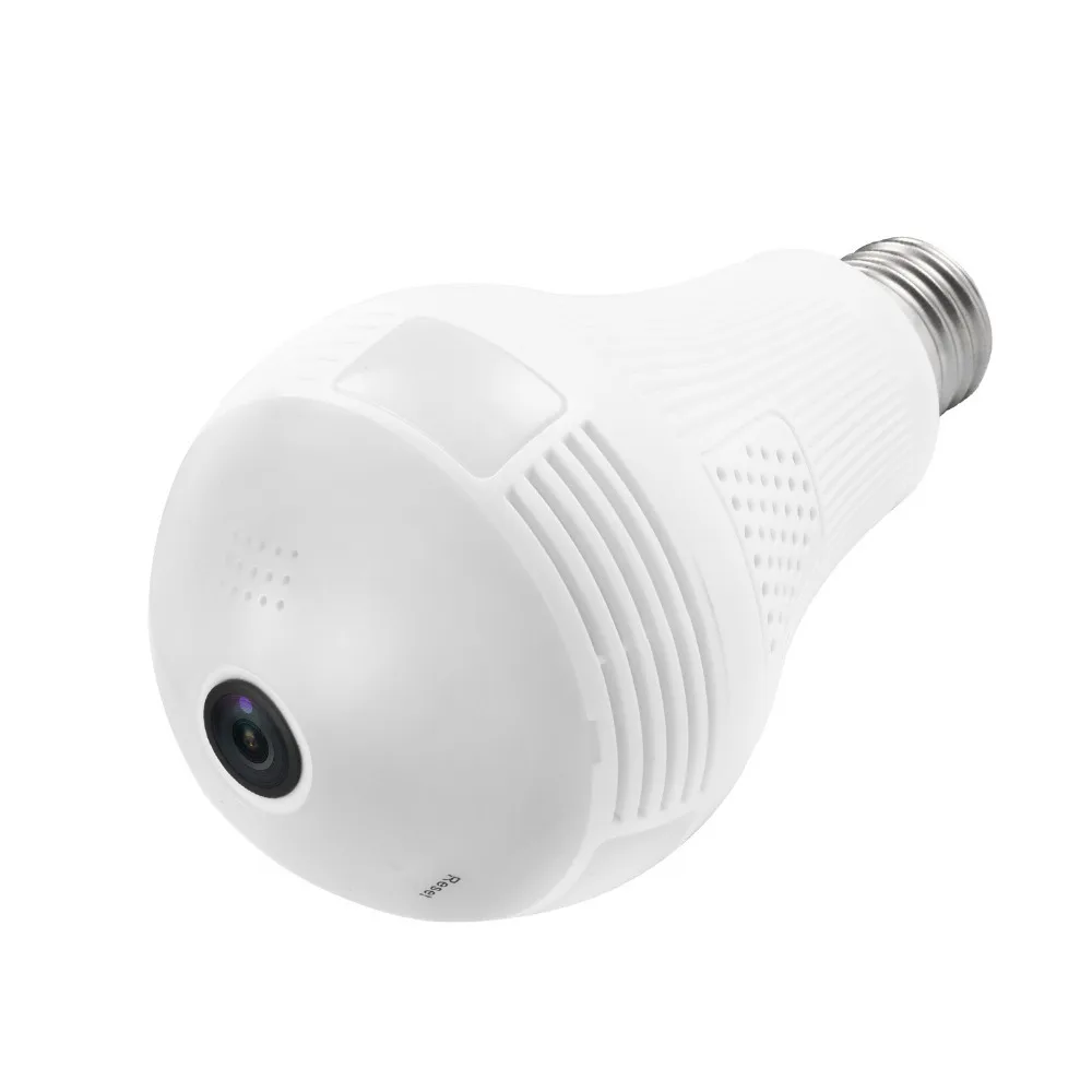  360 Degree LED Light 960P Wireless Panoramic Home Security Security WiFi CCTV Fisheye Bulb Lamp IP  - 33042013747