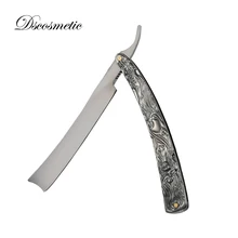 Dscosmetic, нож для бритья, складной нож,, прямой край, стальной формирователь, Парикмахерская бритва, складной нож для бритья, ручка из алюминиевого сплава