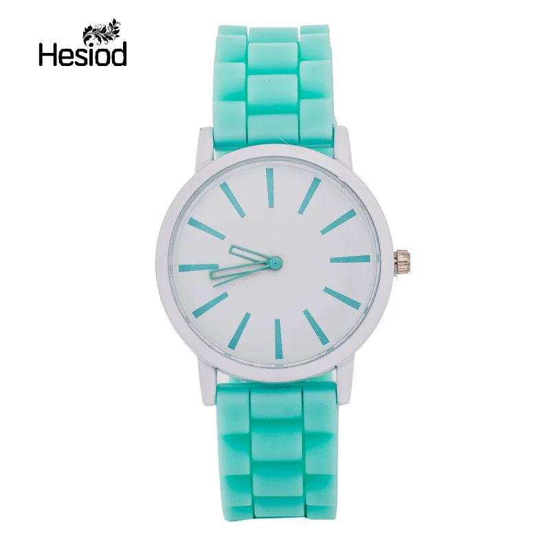 

Candy Color Silicone Strap Watches Women Ladies Dress Children Kids Quartz Wrist Watch