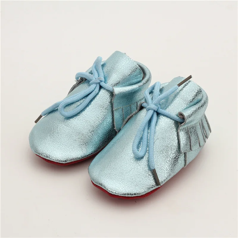 Honteya/детские мокасины из натуральной кожи, модная обувь на шнуровке для маленьких девочек, обувь для новорожденных