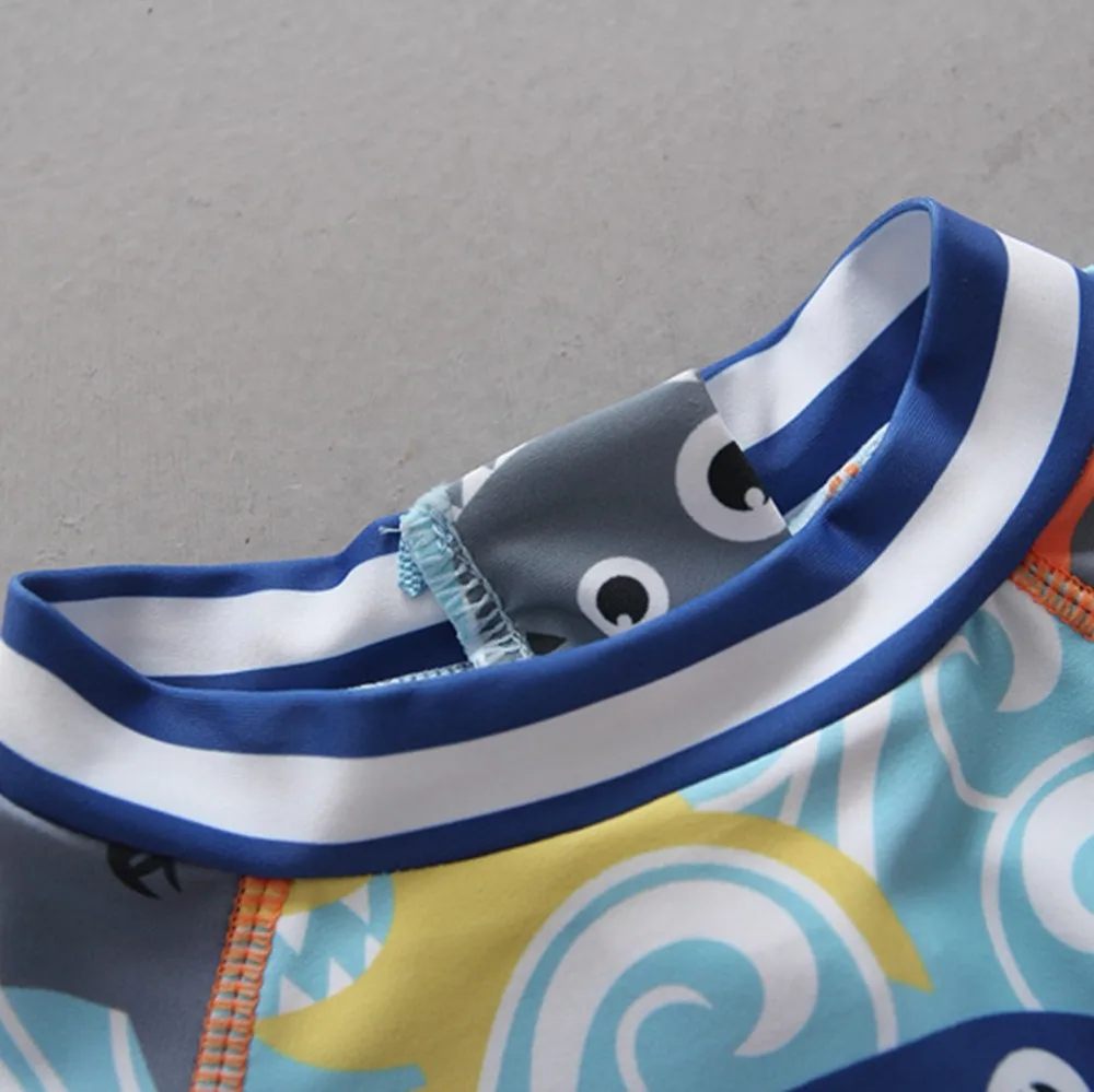 الاطفال ملابس طفل رضيع طفح الحرس تعيين طويلة الأكمام بذلة للبنات الأولاد بدلة السباحة الاستحمام تصفح الغوص ازياء