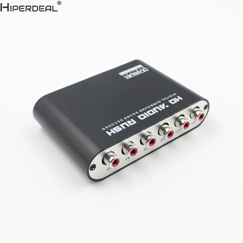 Billige HIPERDEAL Wiistar 5,1 Zoll Audio Decoder Spdif Coaxiale Rca dts AC3 Digitale 5,1 Versterker HW