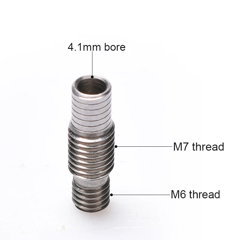 3D V6 Боуден прямой тепловой пробой Hotend горло из нержавеющей стали все - Фото №1