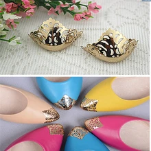 4 шт./партия) остроконечная обувь защитная обувь ношеные реставрация с острым носком полые металлические Запасные насадки для ремонта