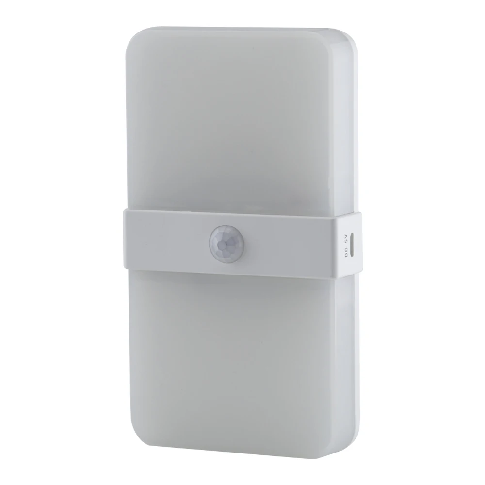 Skup Dwukolorowy akumulator magnetyczny czujnik ruchu oświetlenie szafki led auto on off czujnik pir kinkiet sypialnia schody lampka nocna