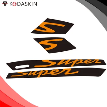 

KODASKIN Motorcycle 2D Super Emblem Decal Stickers for vespa GTS300 Sport fits gts with the two long vents in each panel