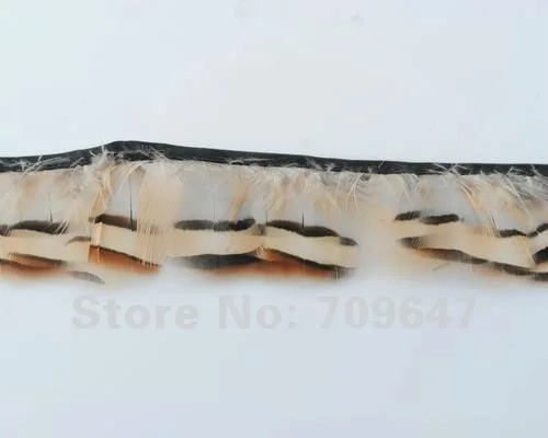 Alectoris chukar перо бахрома натурального цвета 2 ярдов высота отделки около 5 см