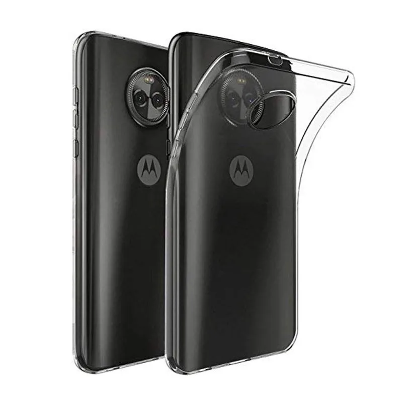 Мягкий прозрачный чехол из ТПУ с цветочным рисунком для Motorola Moto G6 Play E5, силиконовый чехол с цветочным узором для Moto G6 Plus G 6 G6Play G6Plus Coque - Цвет: clear