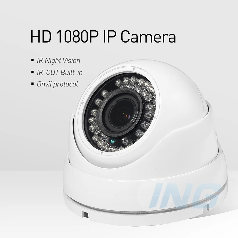 Водонепроницаемая POE 1080P Автоматическая 4 кратная моторизованная IP камера с зумом