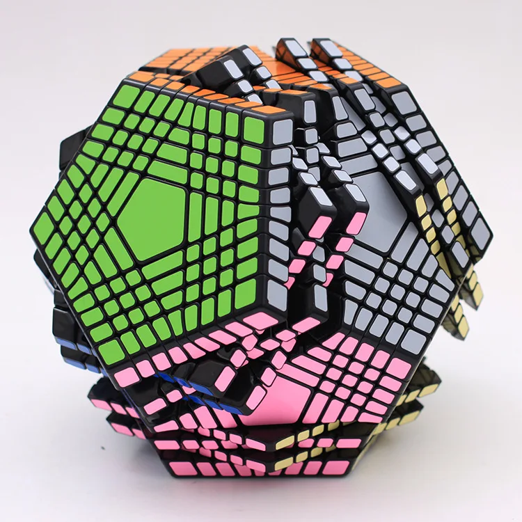 2018 Shengshou Tegaminx Головоломка Куб 12 лиц профессиональный 9x9x9 ПВХ и матовые наклейки Cubo головоломка скорость классические обучающие игрушки