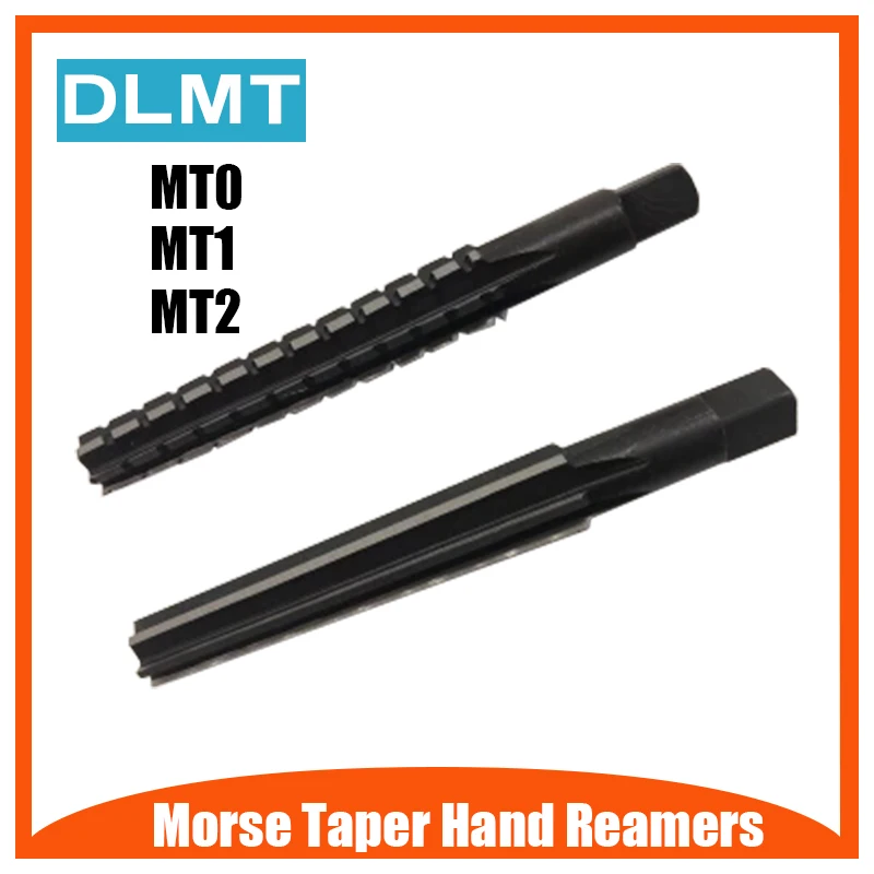 2pcs New Hand Reamers Set Mt0 Mt1 Mt2 Steel Morse Taper Hand Reamers
