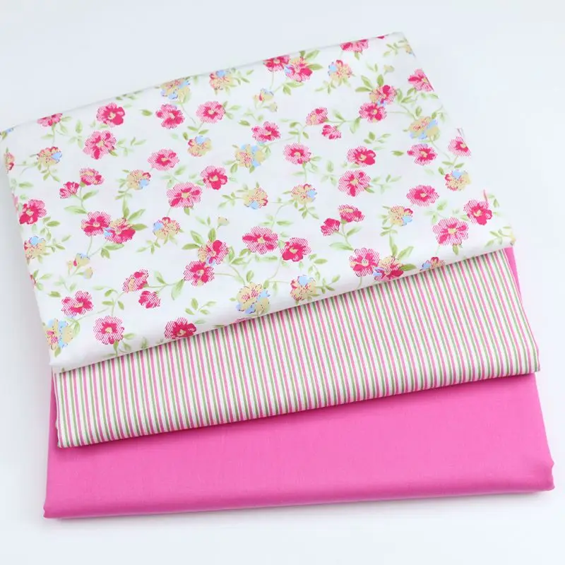 Pastoral small floral Cotton Fabric Print Bedding Summer Cool Air Conditioning Covered Blanket Pillows Handmade DIY Cloth Tissus | Дом и сад