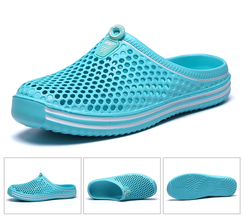 Brand Duty-Free Big Size 36-45 Lover Clogs 6 Colors Croc Shoes Men Band Sandals Summer Beach Water Swimming Mens Shoe (17)