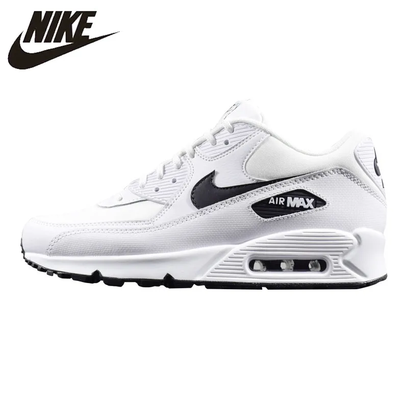 

NIKE AIR MAX 90 ESSENTIAL Men Running Shoes Sneakers, White, Lightweight 325213-131