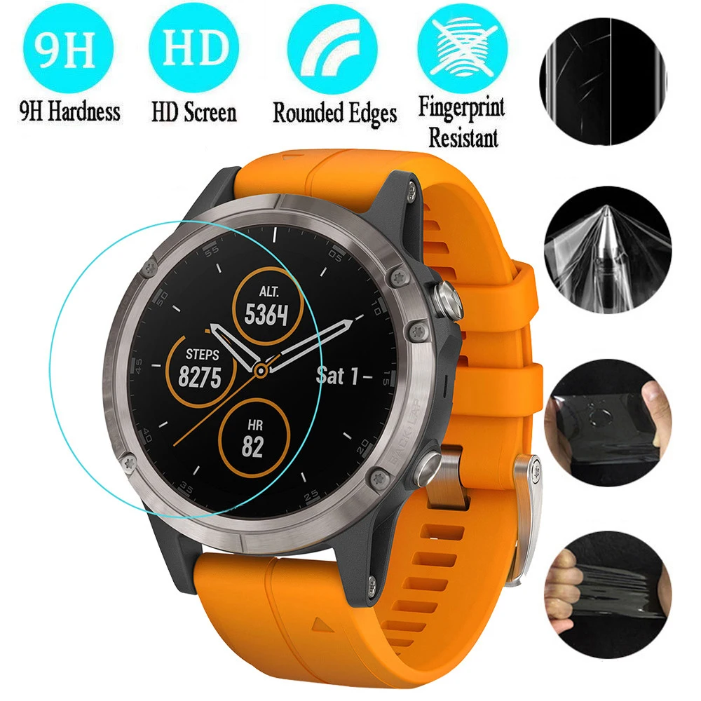 

Hero Iand Clear HD TPU Shock Absorption Screen Protector Cover Film for Garmin Fenix 5X Fenix 5 Fenix 5S Watch Protectors