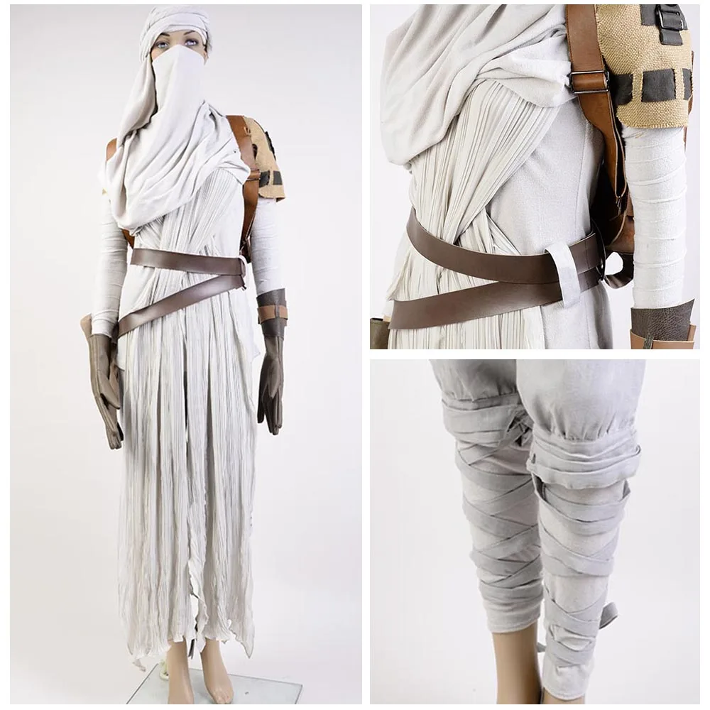 

Star Wars Costume Star Wars VII: The Force Awakens Rey Cosplay Costume For Adult Women Halloween Carnival
