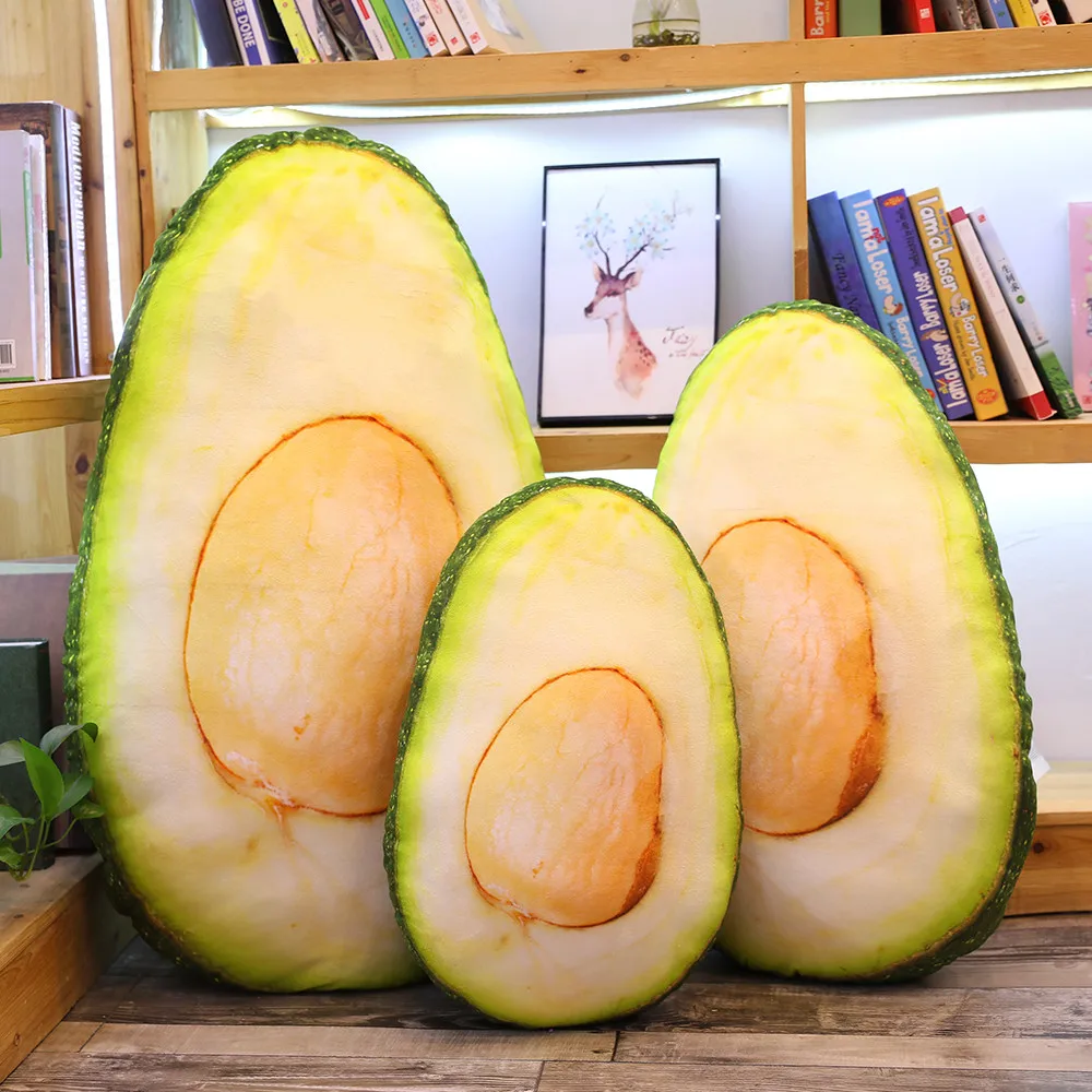 avocado pillow plush
