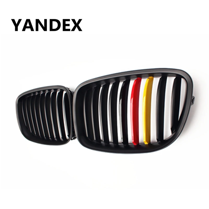 

YANDEX gran turismo German flag type 1-slat abs bumper grill grille for bmw 5 series GT f07 535i xDrive550i xDrive530d hatchback