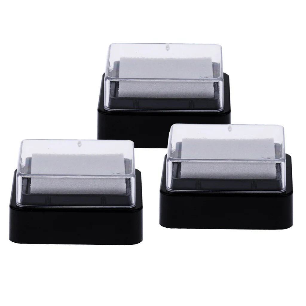 30pcs Import DIY Blank No Pigment Ink Pad Stamp Inkpad for Decoration Photo Album Scrapbooking Stationery DIY Kids Stamps Crafts