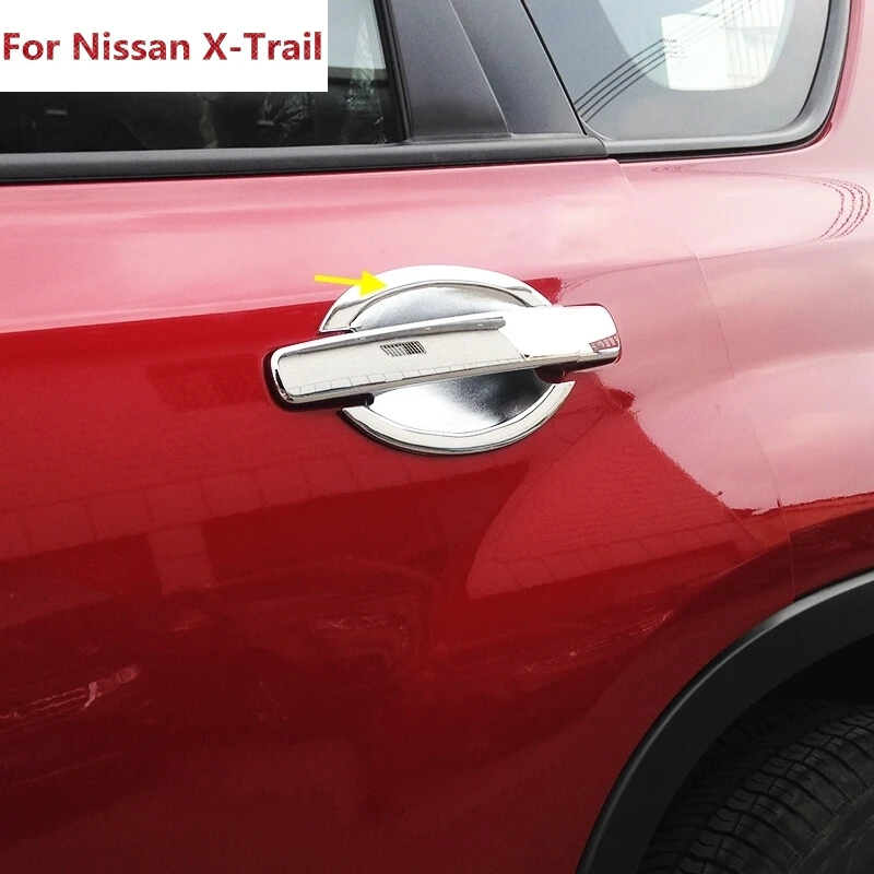 

The New For Nissan X-Trail T31 Accessories Door Bowl Handle Cover Trim XTrail X Trail 2008 2009-2012 2013 ABS Chrome Car-styling