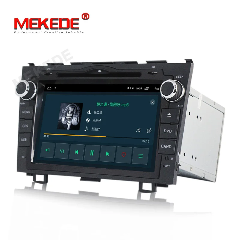 Clearance MEKEDE 2+32G Android 9.1 Car dvd player GPS Navigation For Honda CRV 2007-2011 +wifi+BT+SWC+RDS multimedai player 1