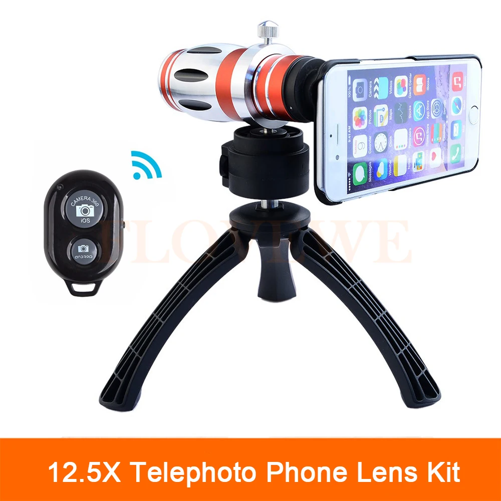 2017 Newest Phone camera Lens Kit 12.5X Manual Focus