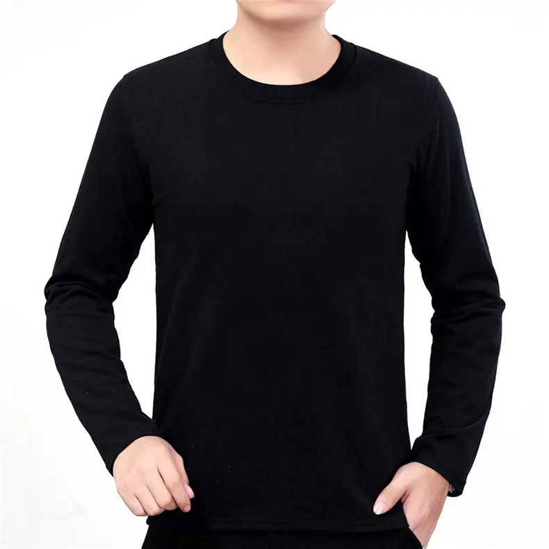 Cotton T-shirts Men Long Sleeve Mens TShirt Spring Autumn Brand Striped Male T shrits Dress Global Shopping Festival Drop-Ship 11