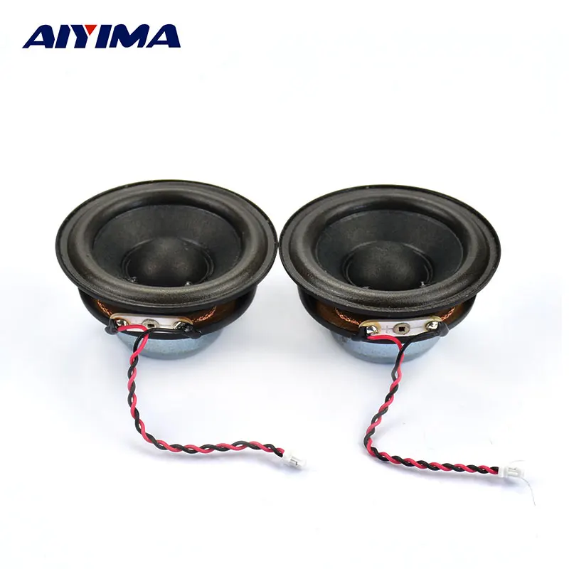 

AIYIMA 2Pcs 52MM Mini Full Range Audio Speakers 8 Ohm 5W HIFI Fever Stereo Speaker DIY For Home Theater For JBL