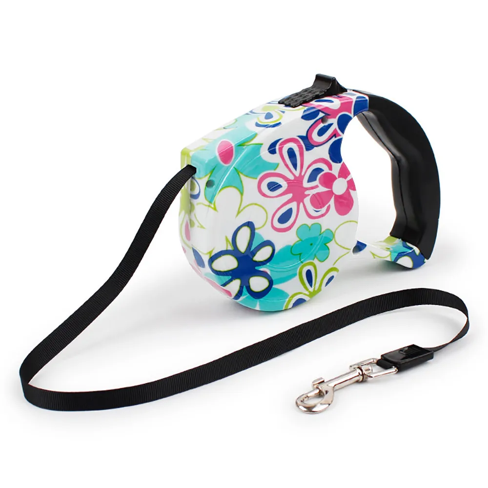 

ABS High-Grade Stable Durable 5 Meter Automatic Retractable Dog Traction Rope Leashes Pet Leads for Small Medium Dogs G