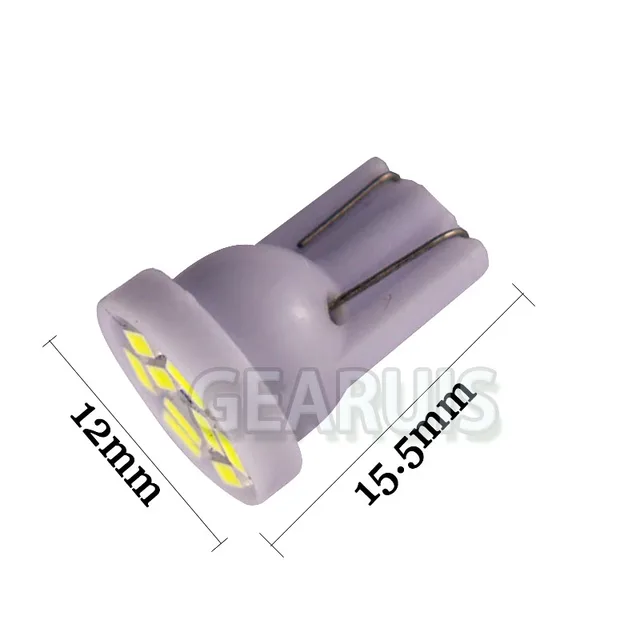 50pcs car lamp T10 9 smd 3014 Led W5w 194 40MA Lampada Light 168 car parking light auto Dashboard Indicator Lamps DC 12V 2