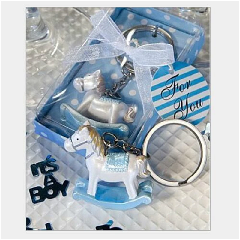 horseshoe keychain wedding favors