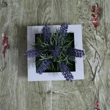 3D суккулентные растения ручной работы Искусственные суккуленты цветы в горшках метоп фоторамка настенный Декор для дома гостиной