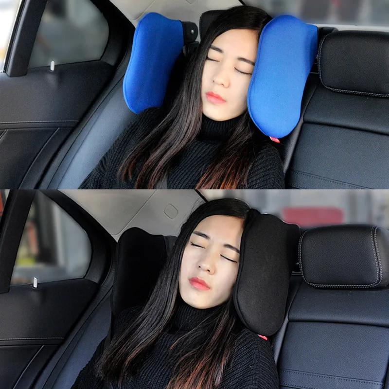 

New Car Travel Pillow Headrest Neck Rest for Sleep Nap Comfortable Plane Sleep Inflatable Cushion Car Pillow Universal