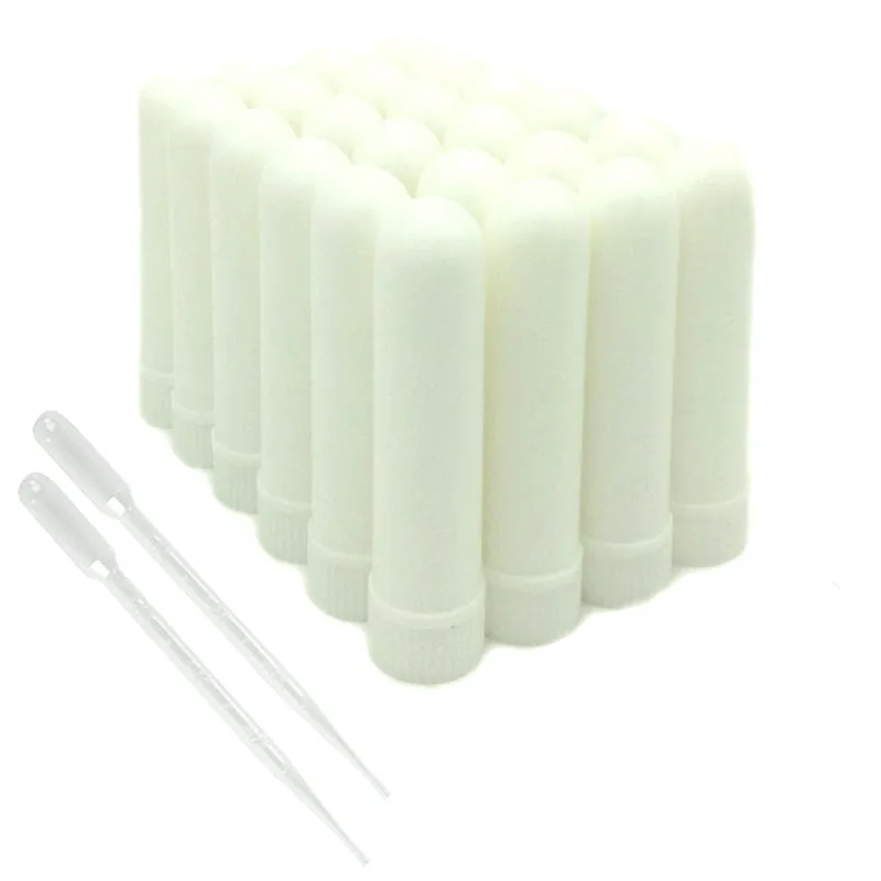 10Pcs Essential Oil Aromatherapy Blank Nasal Inhaler Tubes Empty Nasal Inhalers for Essential Oils 4